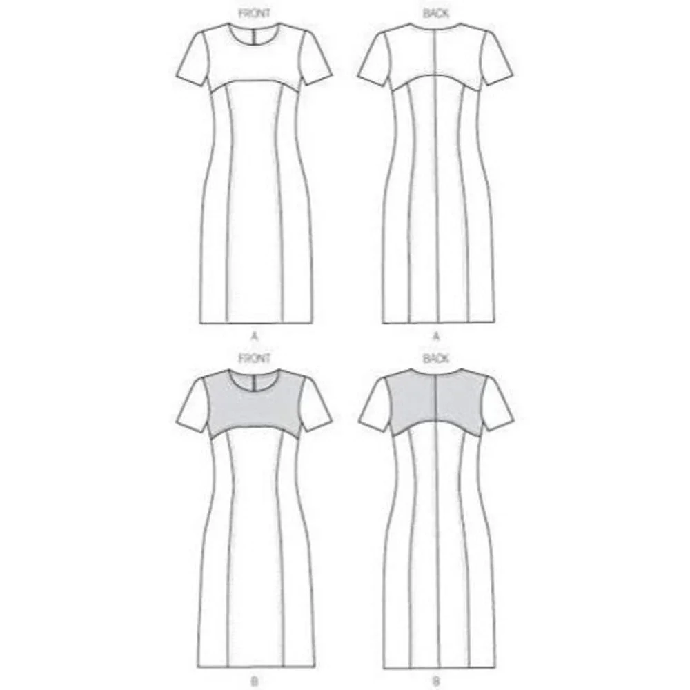 Butterick Sewing Pattern 6033 Dress Womens Size XS-XL